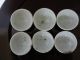 6 Old Tiny Colourful Chinese Porcelain Liquor Cups Glasses & Cups photo 7