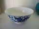 Chinese Blue And White Dragon Bowl - Signed On Base With 6 Character Bowls photo 5