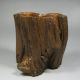 Eaglewood Wood Tree Trunk Carved Brush Pot More Than 300 Years Old Brush Pots photo 1