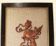 Vintage Chinese Wood Carving Figure Of Chinese Beauty Kwan - Yin Framed 25 