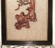 Vintage Chinese Wood Carving Figure Of Chinese Beauty Kwan - Yin Framed 25 