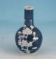 Antique 19th C Chinese Porcelain Miniature Bottle Vase Prunus Flowers Vases photo 2