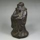 Antique Chinese Yixing Zisha Old Pottery Statue Fortune Deity Men, Women & Children photo 1