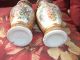 Vint.  Antique Stunning Pair Of Rose Famille Porcelain Vases 10 Inches Tall Vases photo 4