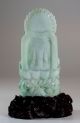 Fine Chinese Carved Jadeite Guan - Yin, ,  20th Century Early Kwan-yin photo 1