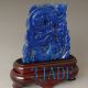 Natural Lapis Lazuli Gemstone Dragon Statue / Carving / Sculpture Dragons photo 2