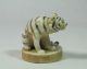 Antique Japanese Okimono Tiger Miniature Art Sculpture Signed Statues photo 3