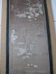 Chinese Antique Embroidered Silk Showing A Landscape Description Robes & Textiles photo 2