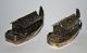 Pair Antique Japanese Meiji Period Sterling Silver Salt Pepper Shakers Dragon Other photo 4