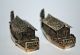 Pair Antique Japanese Meiji Period Sterling Silver Salt Pepper Shakers Dragon Other photo 5