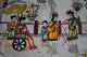 Fine Vintage Chinese Silk Embroidered Imperial Palace Scene Wall Hanging Panel Robes & Textiles photo 7