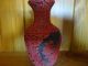Old Red Chinese Lacquer Vase Vases photo 1