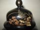 Antique Black And Gold Chinese Painted Vase Marked Gold Vases photo 2