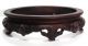 Quality Antique Chinese Carved Rosewood Circular Bowl Stand Bowls photo 5