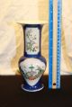 Antique 19th C.  Chinese Powder Blue Enamelled Porcelain Yen Yen Vase Vases photo 11