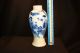 Antique 19th C.  Chinese Handpainted Blue & White Crackle Glazed Porcelain Vase Vases photo 10