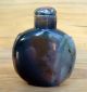 Antique Asian Chinese 19c Agate Snuff Bottle Snuff Bottles photo 5