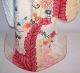 Vintage Japanese Geisha Silk Screen Pastel Floral Shibori Leaf Furisode Kimono Kimonos & Textiles photo 3