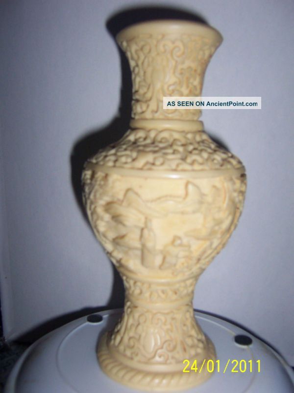 Chinese Vase With Detailed Artwork Vases photo