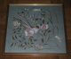 Antique Chinese Silk Embroidered Wall Hanging Panel Bird Flowers Embroidery Robes & Textiles photo 1