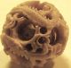 Mammoth Carved Puzzle With Dragons,  5+ Balls Inside,  Vintage Other photo 1