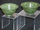 2 - Pair - Chinese Spinach W/white Jade Bowls Bowls photo 11