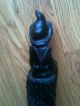 Antique 19th Century Carved Wood Figure Of A Sitting Man Holding A Whiskey Jug Other photo 11