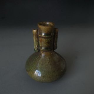 China Longquan Green Glaze Through Ear Bottle Jingdezhen Ceramic 7 photo