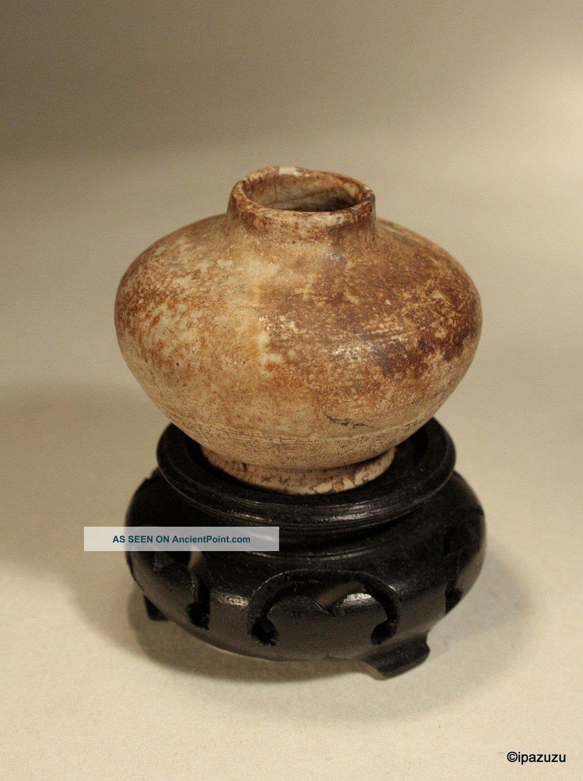 Antique Chinese Ming Dynasty Vase Jarlet Matt Brown Glaze 1368 - 1644 Vases photo