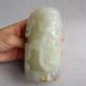 Antique Chinese Hetian Jade Carved Pine Brush Pot Nr Other photo 9