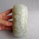 Antique Chinese Hetian Jade Carved Pine Brush Pot Nr Other photo 7