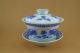 Chinese Blue White Porcelain Dragon Tea Bowl With Saucer Bowls photo 5