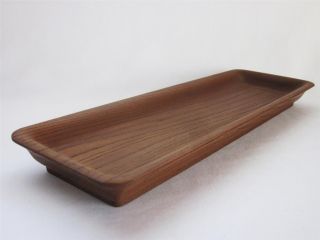 Japanese Wooden Sencha Tea Tray; Sencha - Bon/ Wood Mulberry Kuwa/ 969 photo
