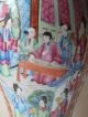 19th C Chinese Well Painted Porcelain Famille Rose / Canton Vase And Cover Vases photo 5