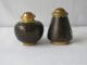 Antique Chinese Cloisonne Enamel Brass Salt & Pepper Shaker Set Nr Other photo 4