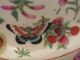 Chinese Porcelain Plate Painted With Flowers,  Birds & Insects 19thc (b) Porcelain photo 2