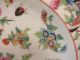 Chinese Porcelain Plate Painted With Flowers,  Birds & Insects 19thc (b) Porcelain photo 3
