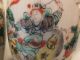 Pr Chinese Porcelain Jars Painted With Warriors In Famille Verte Colourse20thc Porcelain photo 2
