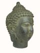 Chinese Small Bronze Buddha Head Statue Buddha photo 1