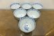 Group Of 6 Antique Chinese Blue White Porcelain Rice Grain Tea Cups Old Estate Glasses & Cups photo 1