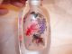 Inside Painted Snuff Bottle - Goldfish Both Sides - Artist Signed W/ Box - Snuff Bottles photo 4