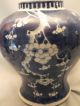 Chinese Porcelain Jar & Cover Painted With Prunus In Underglaze Blue 19thc Porcelain photo 2