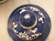 Chinese Porcelain Jar & Cover Painted With Prunus In Underglaze Blue 19thc Porcelain photo 5