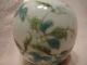 Signed Chinese Miniature Eggshell Hand Painted Peacock Vase 1915 - 16 Vases photo 2