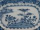 Fine Antique C 1780 Chinese Porcelain Blue & White Platter 10.  5 Inch 27 Cm 1 Plates photo 1