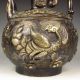 Chinese Bronze Teapot & Lid W Buddha & Phoenix Nr Teapots photo 1