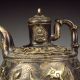 Chinese Bronze Teapot & Lid W Buddha & Phoenix Nr Teapots photo 2