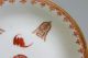 Chinese Porcelain Iron Red And Gold Saucer,  Qianlong Period 1736 - 1795 Bats. Other photo 3