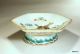 Chinese Antique Porcelain Footed Dish Butterflies & Flowers Porcelain photo 1