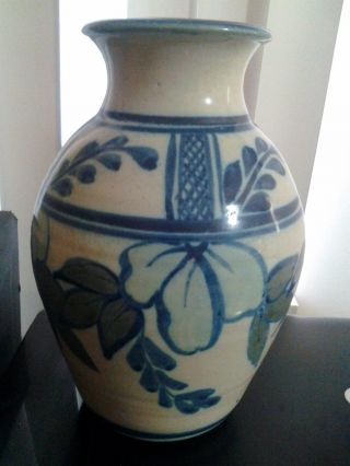 A Rare And Heavy.  Chinese Blue And White Porcelain Vase photo